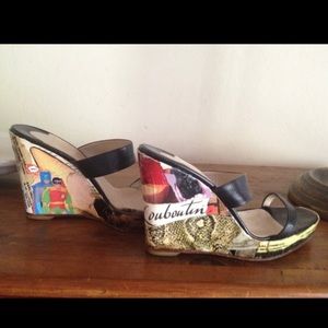Christian Louboutin one of a kind vintage wedge